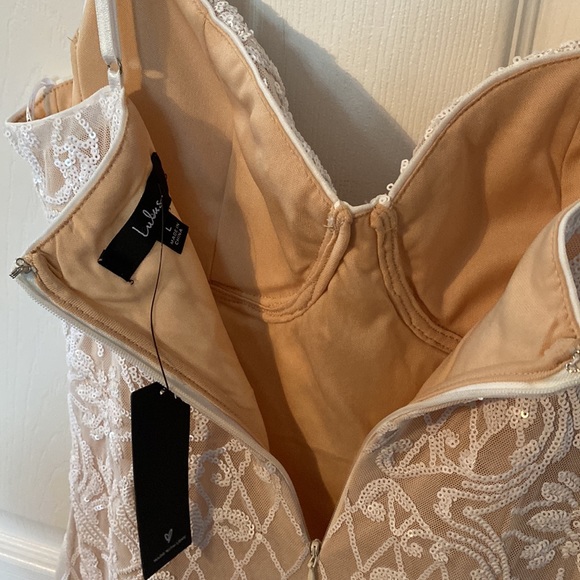 Lulus “Bring the Wow” White Sequin Dress - Picture 7 of 9